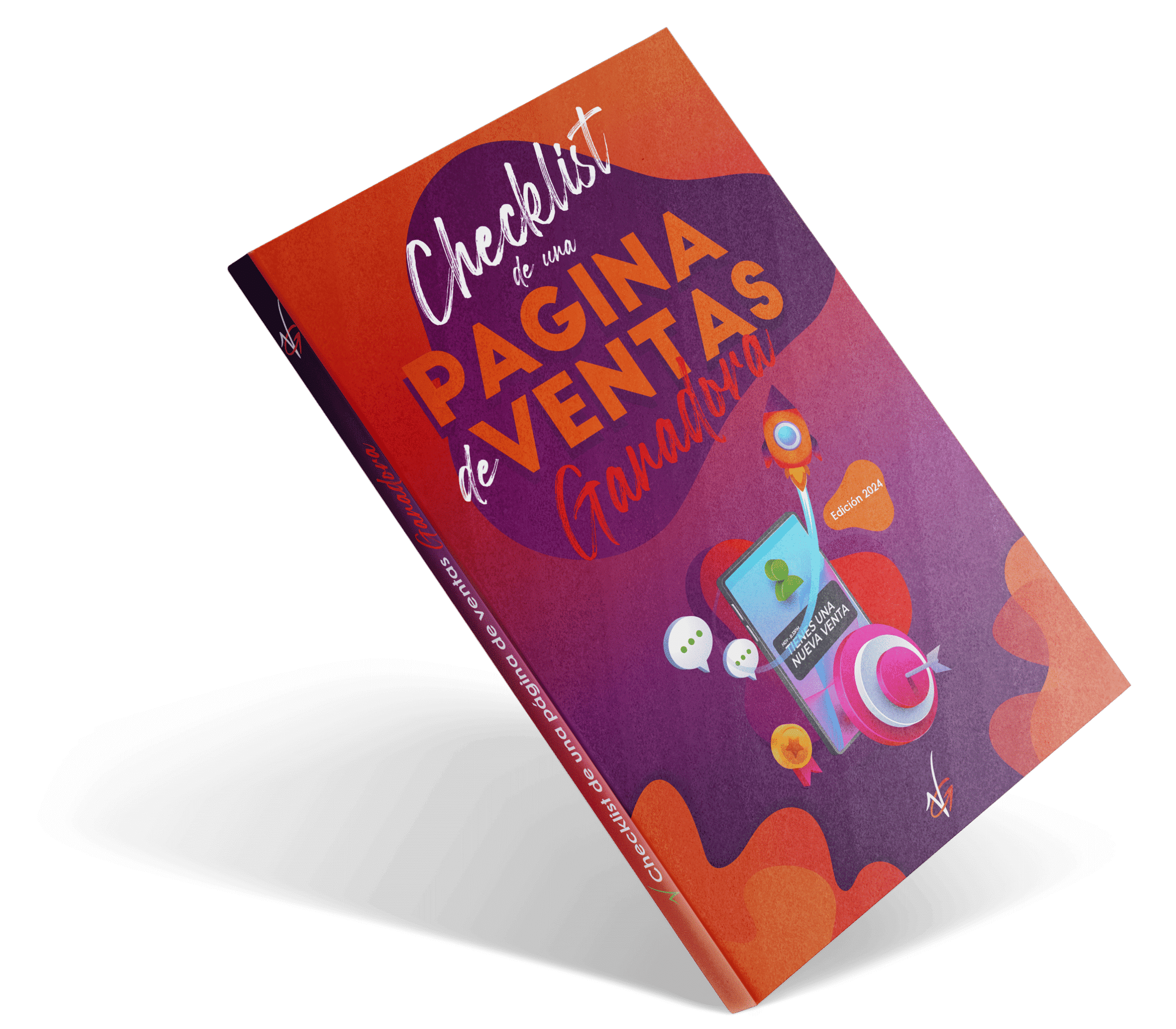 Portada del Ebook Checklist de páginas de ventas Veronica Godoy