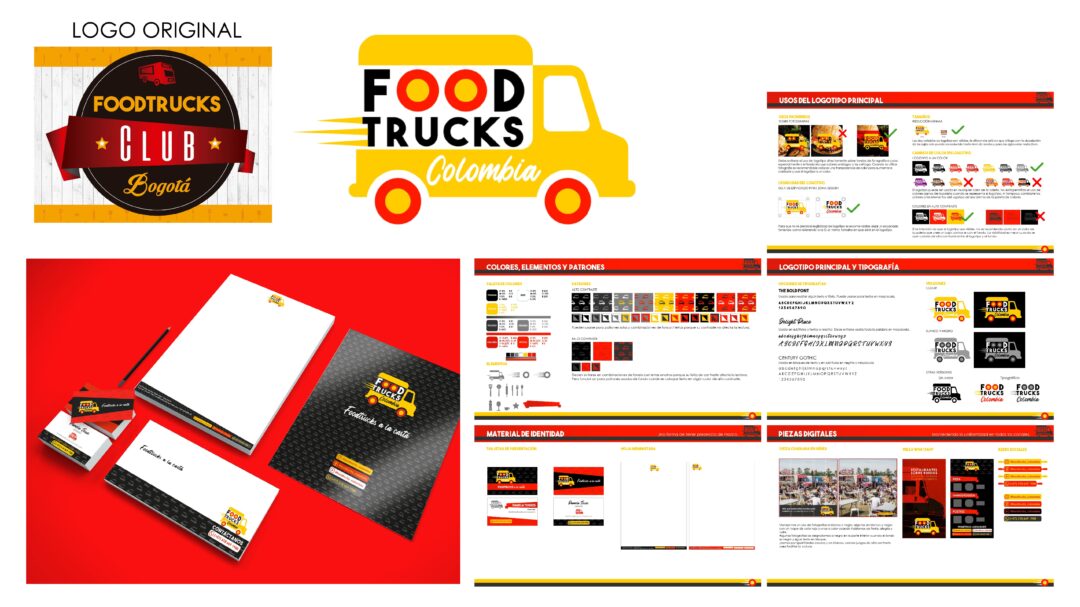 Branding para Foodtrucks Club Bogotá