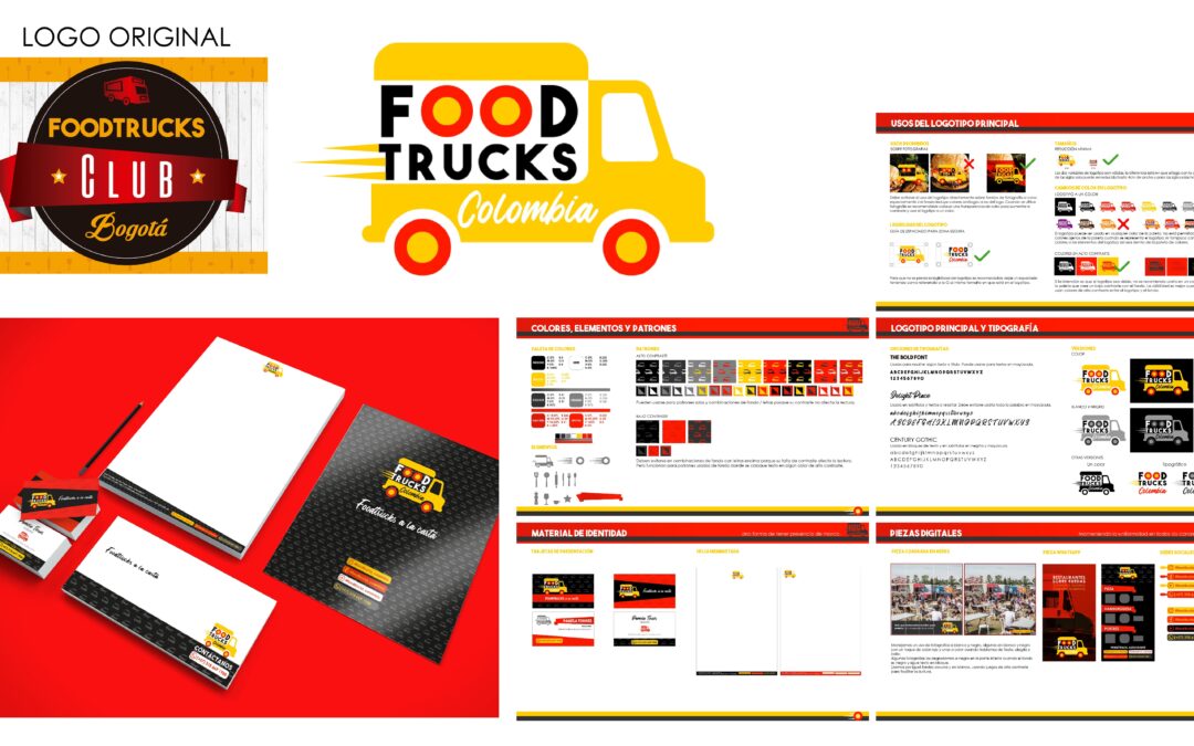 Branding para Foodtrucks Club Bogotá