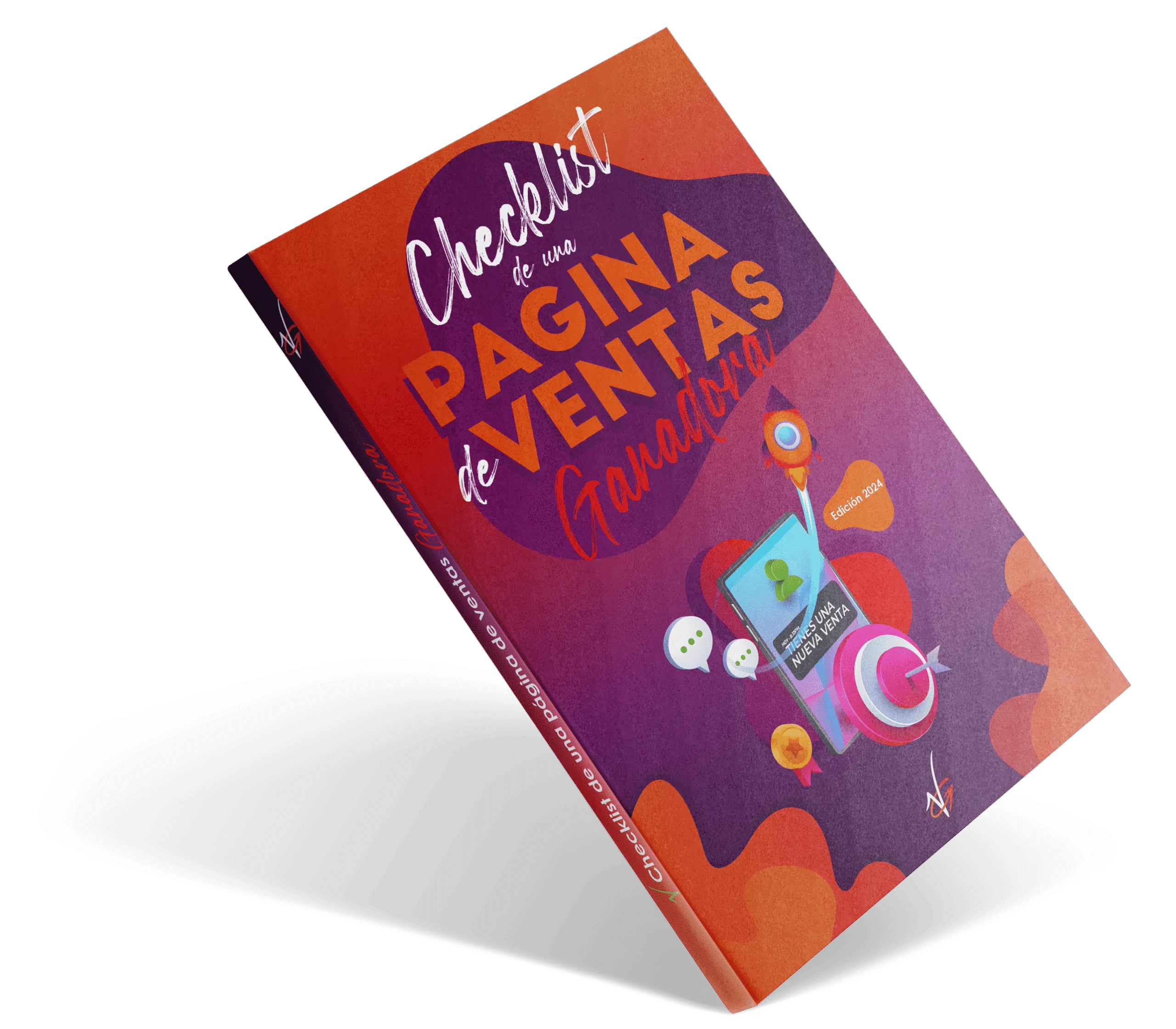 Portada del Ebook Checklist de páginas de ventas Veronica Godoy