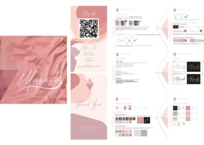 Branding and brandbook design for personal brands and coaches, focused on brand personality, visual identity, and brand consistency — Veronica Godoy vgodoy